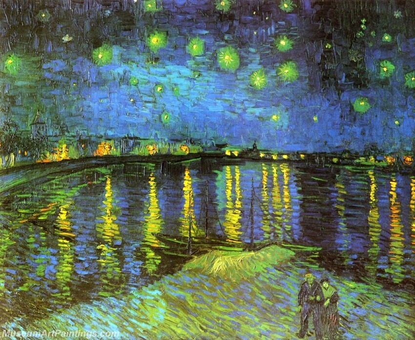 Starry Night Over the Rhone Painting