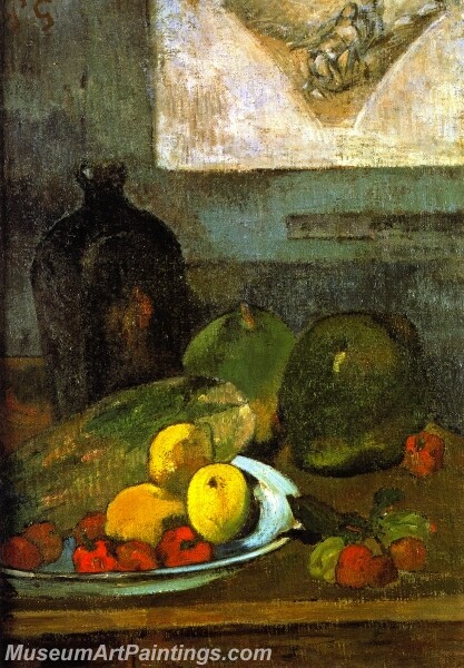 Still LIfe with Delacroix Drawing Painting