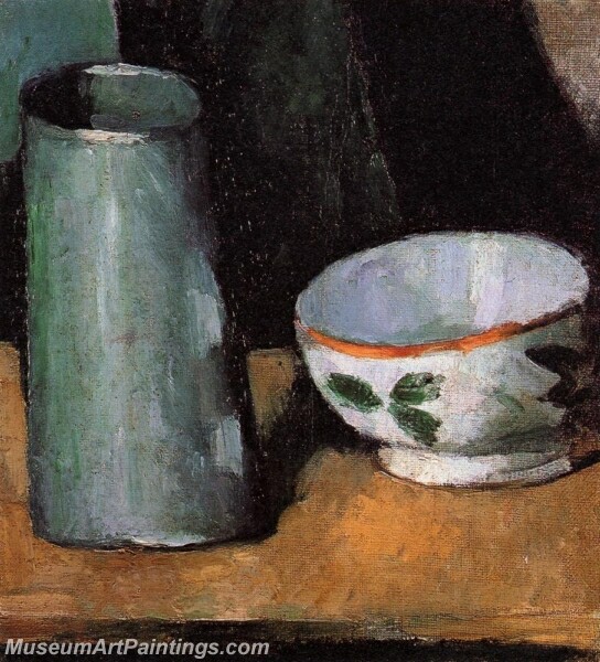 Still Life Bowl and Milk Jug Painting