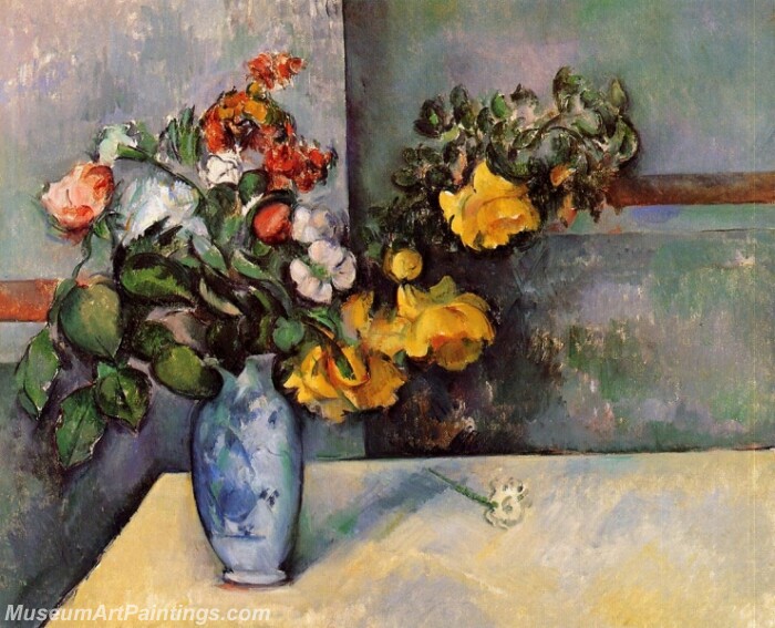 Still Life Flowers in a Vase Painting