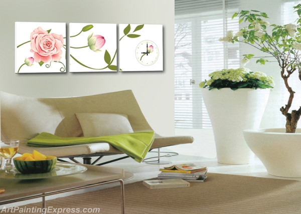 Still Life Paintings Canvas Prints Set of 3 Modern Wall Art SLP018