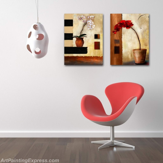 Still Life Paintings Modern Wall Art Canvas Prints Set Of 3 SLPM022