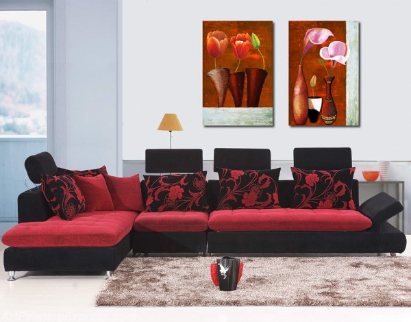 Still Life Paintings Modern Wall Art Canvas Prints Set Of 3 SLPM023