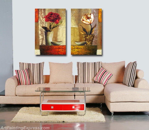 Still Life Paintings Modern Wall Art Canvas Prints Set Of 3 SLPM028