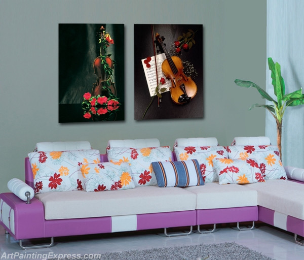 Still Life Paintings Modern Wall Art Canvas Prints Set Of 3 SLPM036