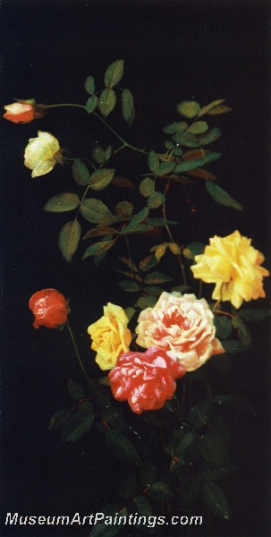 Still Life of Roses by George Cochran Lambdin