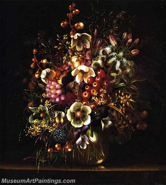 Still Life with Flowers in a Vase Painting