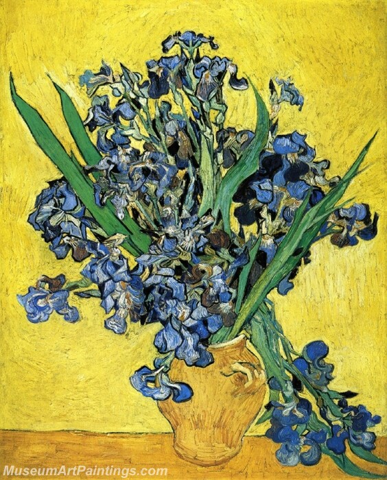 Still Life with Irises Painting