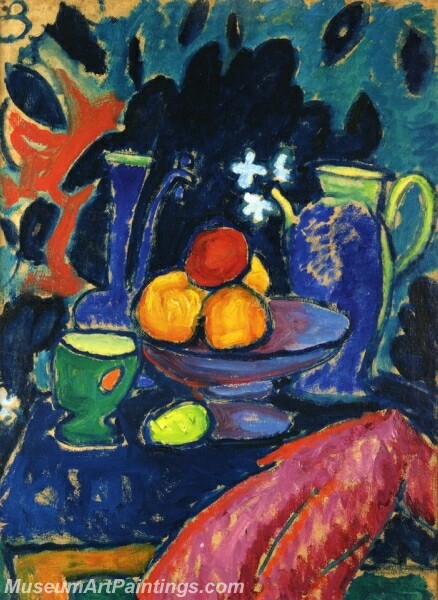 Still Life with Jug Abstract Painting