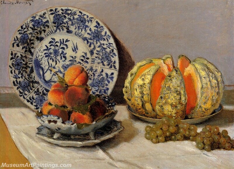 Still Life with Melon Painting