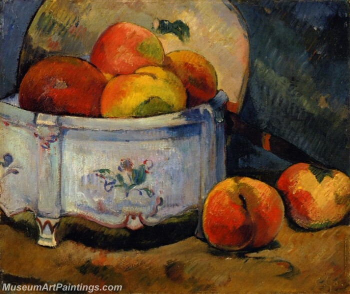 Still Life with Peaches Painting