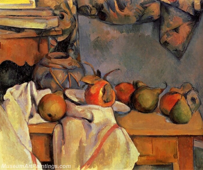 Still Life with Pomegranate and Pears Painting