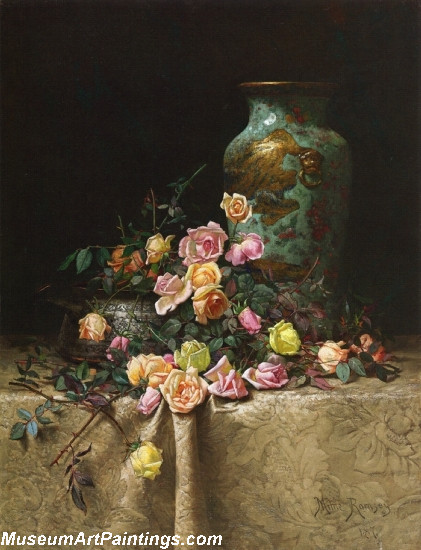 Still Life with Roses Painting