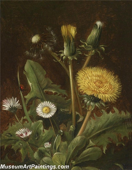Still Life with dandelions