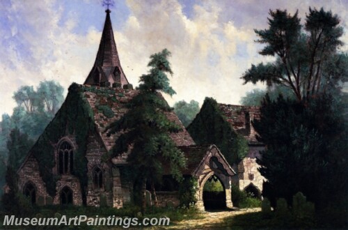 Stoke Poges Church England Painting