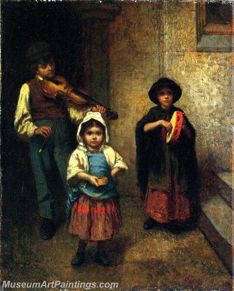 Street Musicians Painting