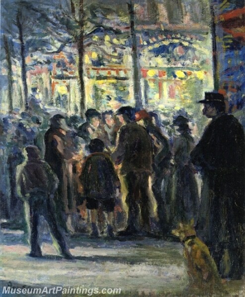 Street Scene in Winter