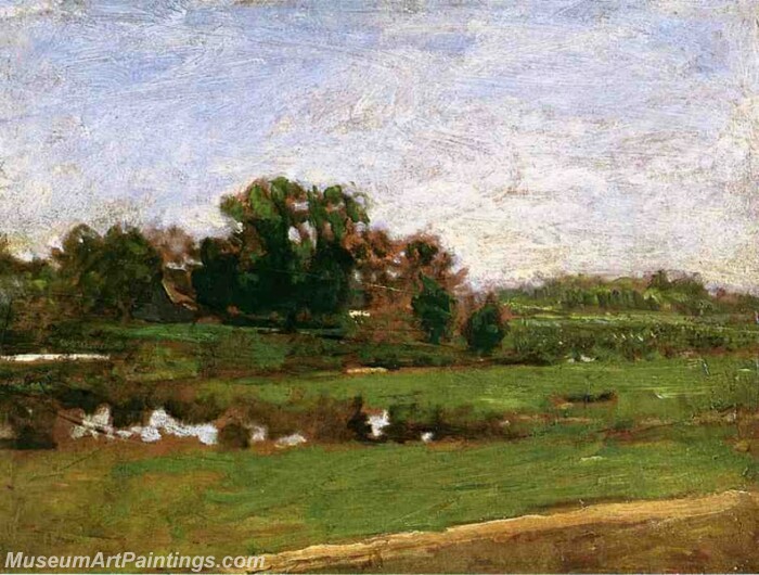 Study for The Meadows Gloucester New Jersey Painting