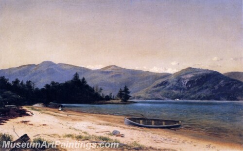 Study of Nature Dresden Lake George Painting