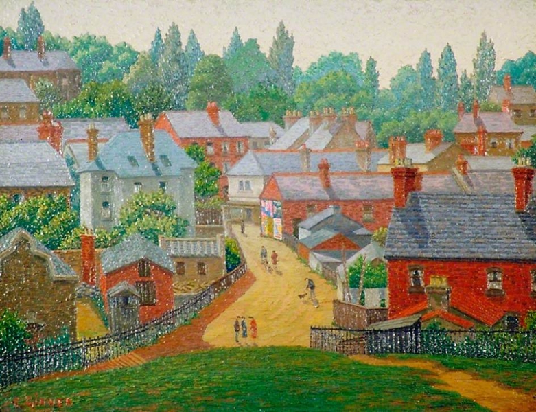 Suburb of Harrow on the Hill by Charles Ginner