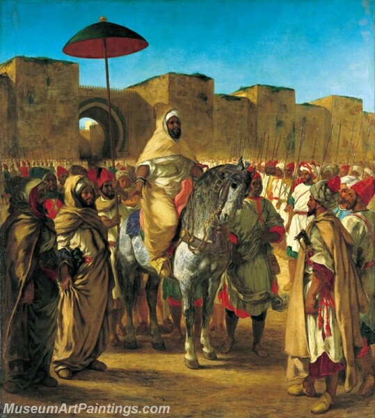 Sultan of Morocco Moulay Abd Er Rahman Painting