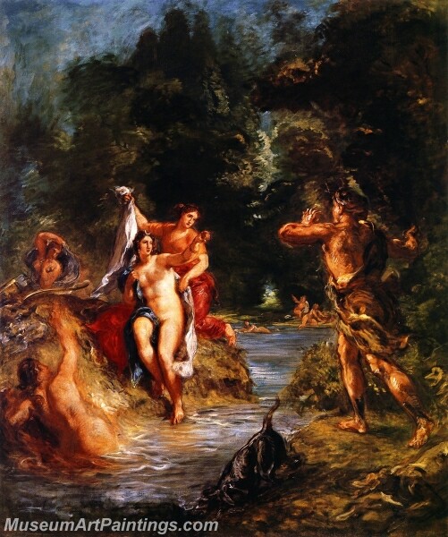 Summer Diana and Actaeon Painting