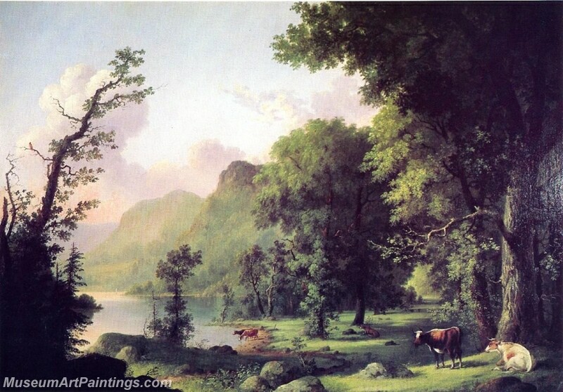 Summer on the Housatonic Painting