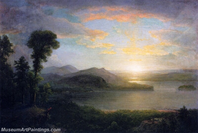 Sunset Souvenir of the Adirondacks Painting