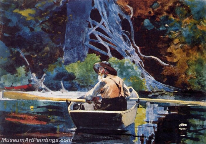 The Adirondack Guide Painting