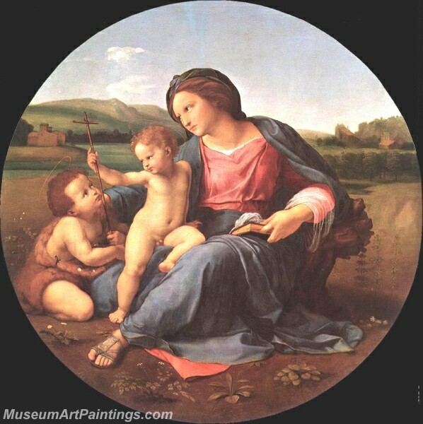 The Alba Madonna Painting