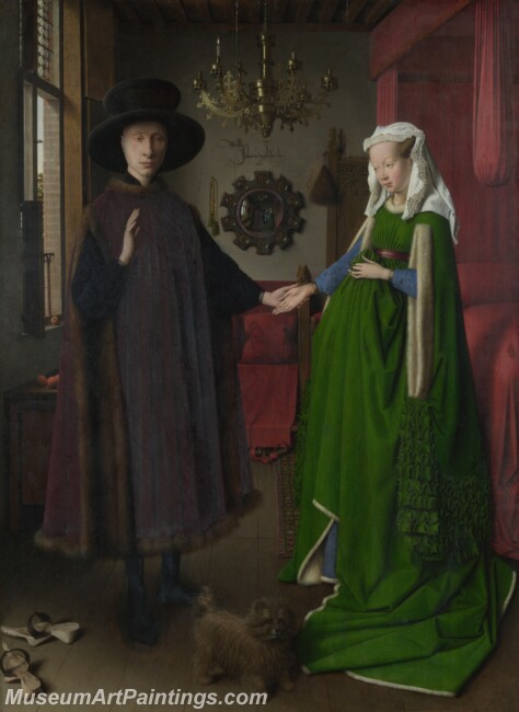 The Arnolfini Portrait Jan van Eyck Painting