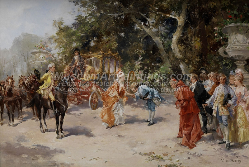 The Arrival by Vicenta de Paredes