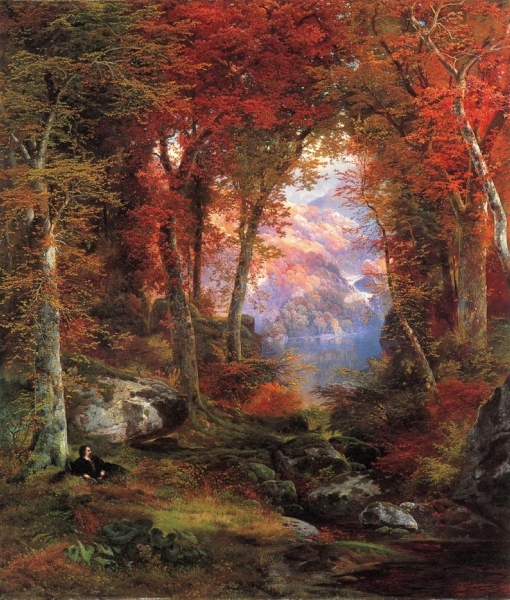 The Autumnal Woods by Thomas Moran