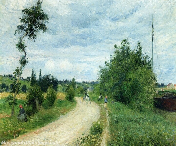 The Auvers Road Pontoise Painting