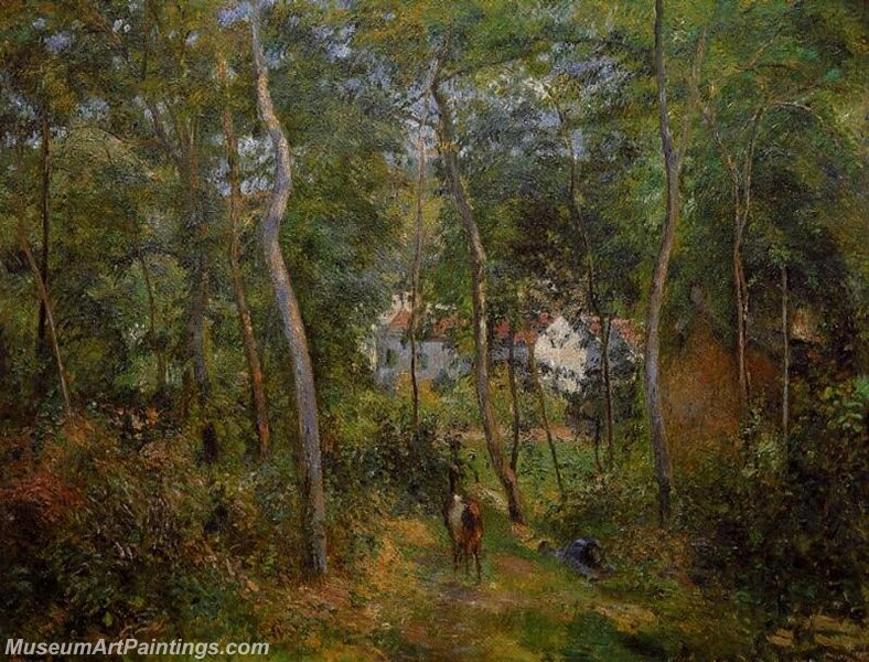 The Backwoods of l Hermitage Pontoise Painting