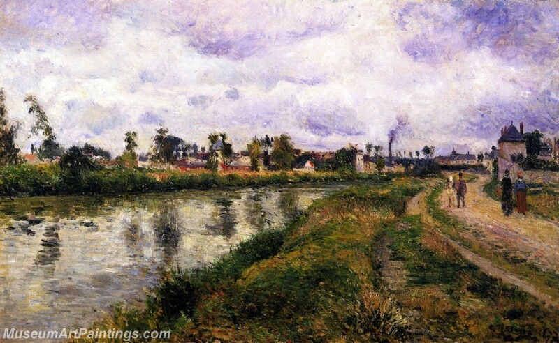 The Banks of the Oise Painting