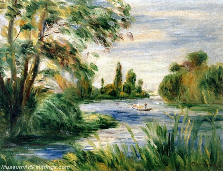 The Banks of the River Painting