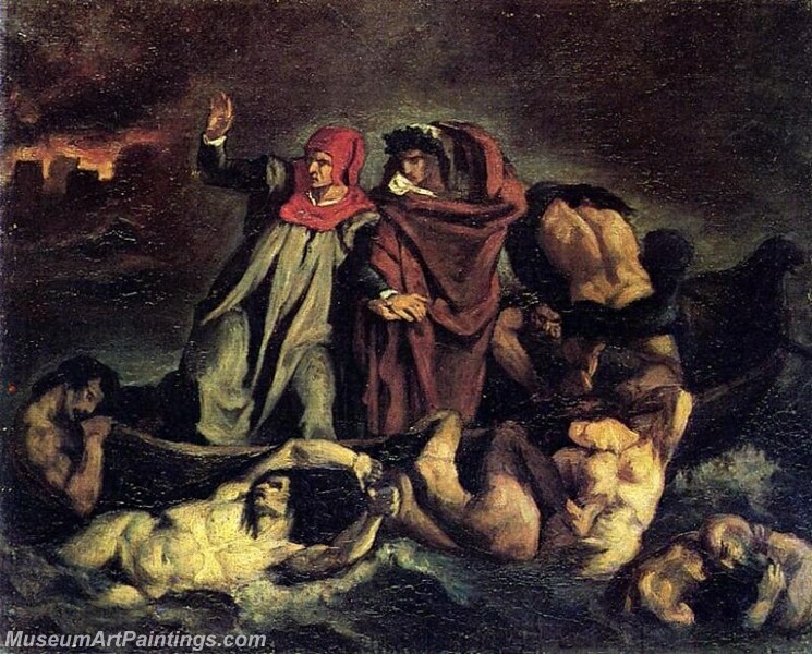 The Barque of Dante Painting