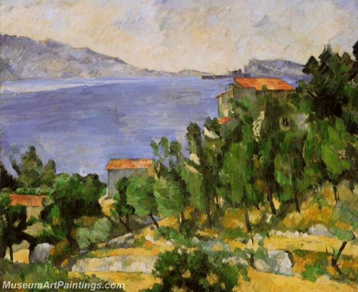 The Bay of L'Estaque from the East Painting