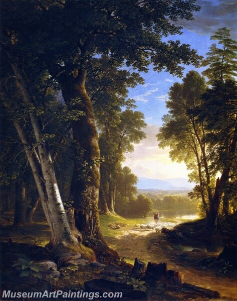 The Beeches Painting