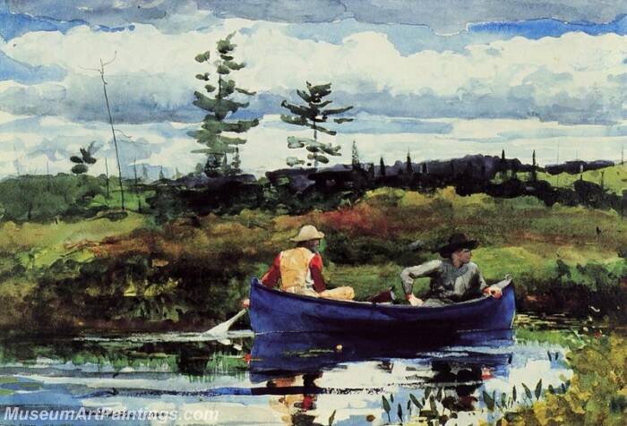 The Blue Boat Painting