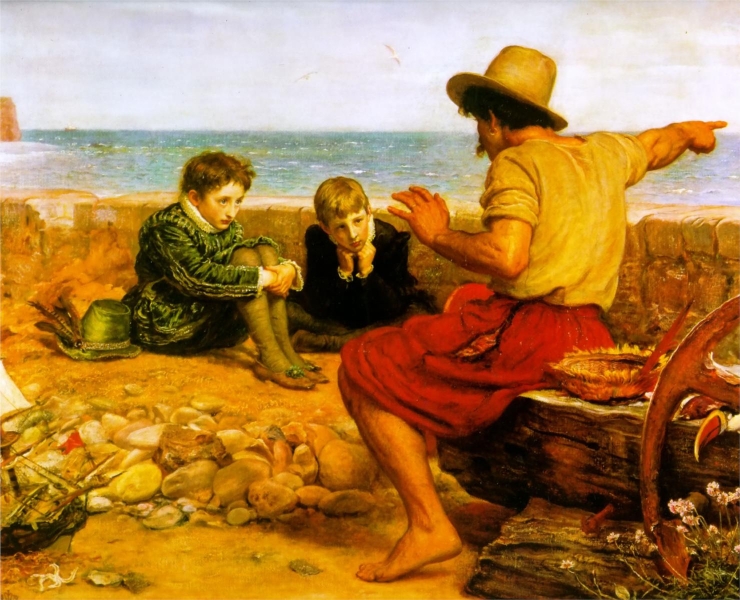 The Boyhood of Raleigh by Sir John Everett Millais