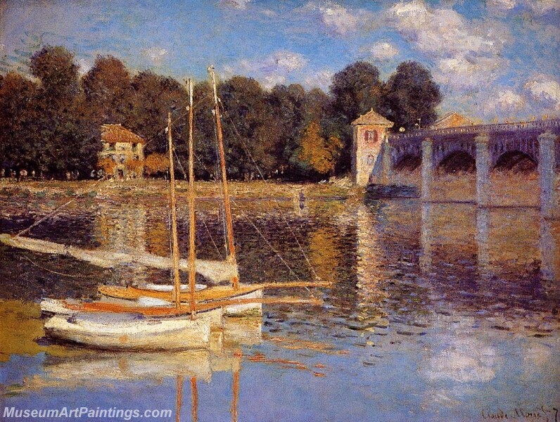 The Bridge at Argenteuil Painting