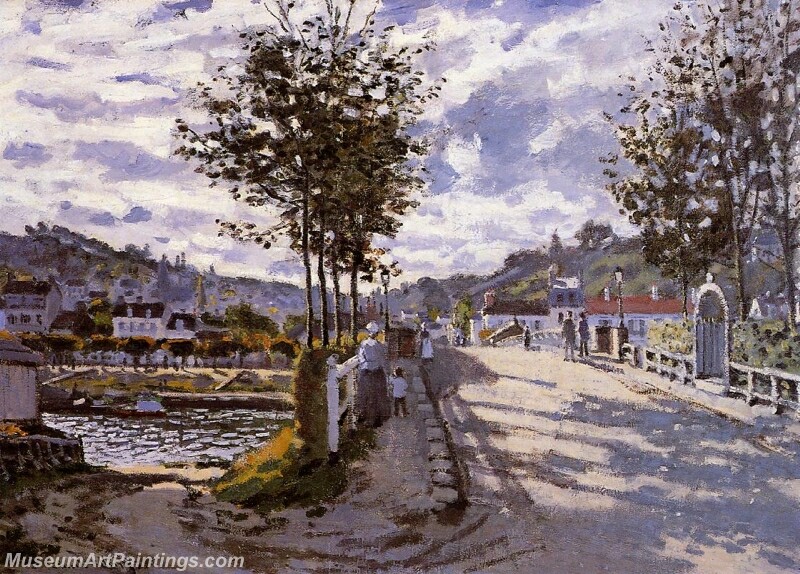 The Bridge at Bougival Painting