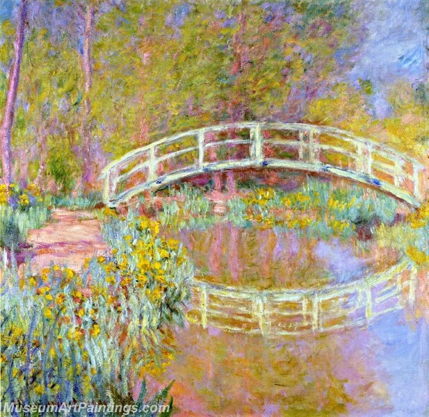 The Bridge in Monet's Garden Painting