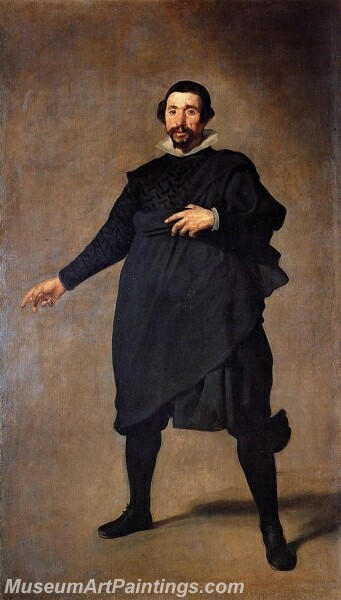 The Buffoon Pablo de Valladolid Painting