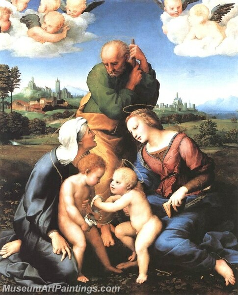 The Canigiani Madonna Painting