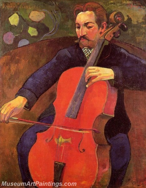 The Cellist Painting