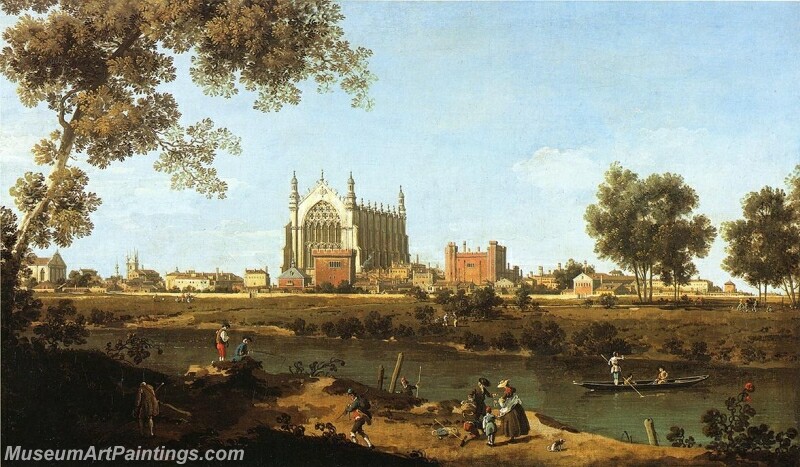 The Chapel of Eton College Painting