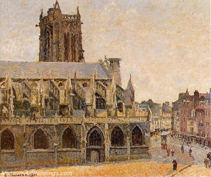 The Church of Saint Jacques Dieppe Painting